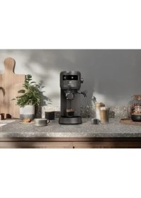 Resim Esmo Home Electrolux E6EC1-6BST Explorer 6 Espresso Cappuccino Kahve Makinesi | Isı Kontrol Teknolojisi, Süt Köpürtücü, Otomatik Porsiyon Seçimi, Çıkarılabilir Damlama Tepsisi | 1250W, 1 Litre, Siyah 
