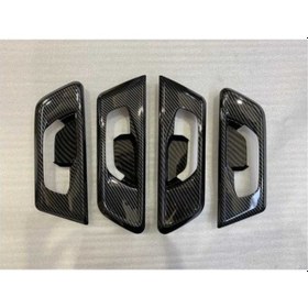 Resim Çmk Honda Cr-v 2018-2021 Iç Kapı Açma Kolu Kaplaması Karbon 