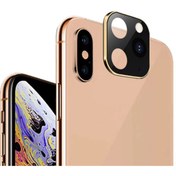 Resim Dolia Apple Iphone Xs 5.8 Cp-03 Iphone 11 Pro Max Kamera Lens Dönüştürücü Gold 