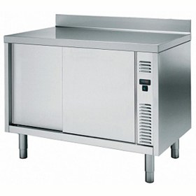 Resim Electrolux Professional Sıcaklık Dolabı 1 Ara Raf Ve 2 Kayar Kapılı 100 MM Sırtlı (4 Ayaklı) - 1400 MM TC1410EN 