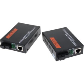 Resim Prettyia 2x 1000M Harici Ethernet Dönüştürücü Fiber Optik Telsiz, Tek Mod 