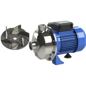 Resim Sumak Smınox A-100T Paslanmaz Santrifüj Pompa Açık Fan Trifaze 3 