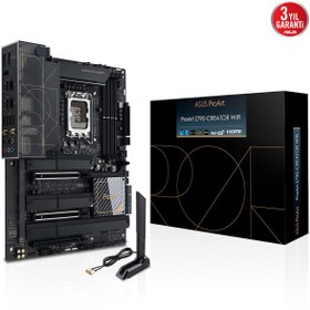 Resim ASUS PROART Z790 CREATOR WIFI INTEL Z790 LGA1700 DDR5 6000 HDMI THUNDERBOLT 4X M2 USB3.2 AX WİFİ BT AURA RGB 10GBİT 2.5GBİT LAN ATX 