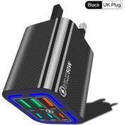 Resim İphone Uyumlu 15 Pro/android Telefonlar İçin Mini 50w Pd Hızlı Şarj Küpü - Cep Uk Black 02 