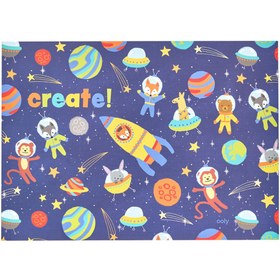 Resim Ooly Pad Duo 2'li Resim Defteri - Space Critters - Desenli 