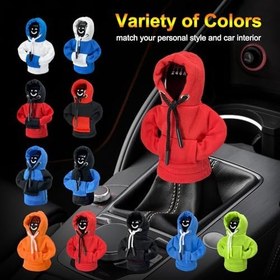 Resim Vites Değiştirme Kapüşonlu, Komik Vites Topuzu Gömlek Kazak, Araba Değiştirici için Mini Kapüşonlu, Otomotiv İç Sevimli Aletler, Araba Aksesuarları ve Dekorasyonları, Evrensel Fit Topuz Kılıfı Hediye 