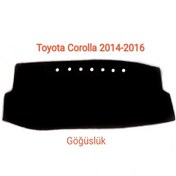 Resim Toyota Uyumlu COROLLA 2014-2016 ARASI TORPİDO KORUYUCU ÖRTÜ 