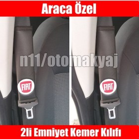 Resim Fiat Egea Oto Koltuk Deri Emniyet Kemer Aksesuar Kılıfı (420153988) 