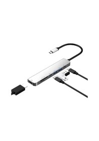 Resim 7 In 1 Sd Usb Type-C Hub Hdmı Girişli Apple Uyumlu MacBook Çevirici Çoklayıcı (451484926) 