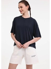 Resim Lumberjack 5m Wl Brenda 11ck612 5fx Kadın T-shirt 101940936 Siyah 