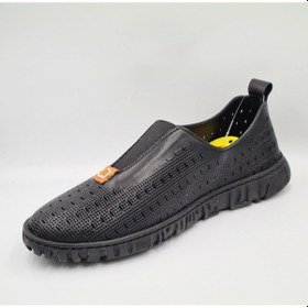 Resim Mammamia D25ya-665 Siyah Hakiki Deri Kadın Günlük Casual Ayakkabı Siyah 