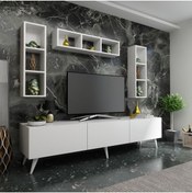 Resim Myniture Home & Living Festival Tv Ünitesi Q3807-1 Beyaz 