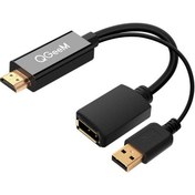 Resim Qgeem QG-HD01 HDMI To Display Port Dönüştürücü Adaptör Görüntü Aktarım Kablosu 