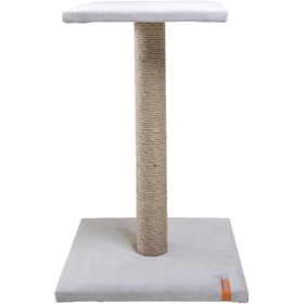 Resim PUGALO Catnipli Platform Gri Kedi Tırmalama Tahtası Gri Ince Boru Tırmalama Tahtası 