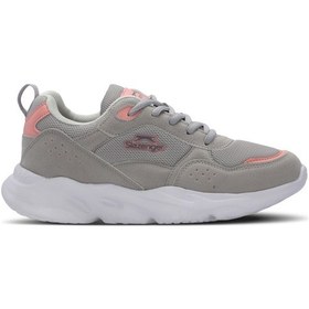 Resim Slazenger OMAHA Kadın Gri / Pembe Koşu & Yürüyüş Spor Ayakkabısı 