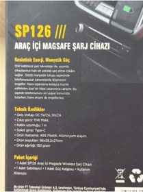 Resim Space24 SP 126 Aeaç İçi Magsafe Şarj Cihazı 