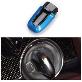 Resim Porsche Cayenne 2011-2017 Araba Tek Tuşla Çalıştırma Motor Anahtarı Kontak Anahtarı Düğmesi Mavi 