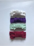 Resim nisbutik aksesuar 4'lü Bebek Hediyelik Set, Hediyelik Bandana Seti, Bebek Bandana Set 