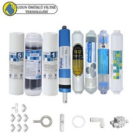 Resim Pemax Water Solutions Purefer Açık Kasa Çift Sedimentli Sertifikalı 8'li Pallas Mebran Şeffaf 4'lü Mineral-B12Alkali-Detox 