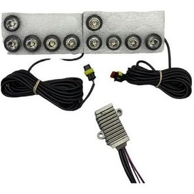 Resim Sanel 12v-24v Gündüz Sürüş Ledi 5 X 2 Takım 