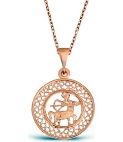 Resim Argentum Concept - Yay Burcu Gümüş Madalyon Kolye - N136301 (485181287) 