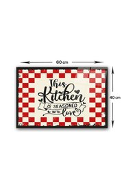 Resim Decorita Cam Ocak Arkası Koruyucu | Kitchen Love | 40cm x 60cm 