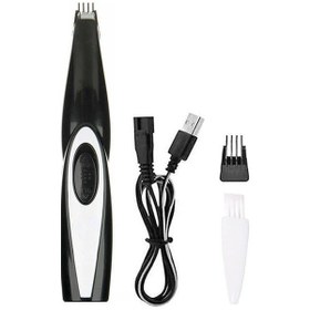 Resim Vkemall Usb Şarjlı 2'si 1 Arada Evcil Hayvan Tıraş Makinesi - Sessiz Çalışma, 60 Dakika Kullanım 