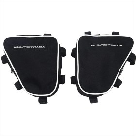 Resim Richard4 Multistrada Motosiklet Su Geçirmez Tamir Aracı Çanta Çerçevesi Kazasında Çubuğu Paket Araç Kutusu Çanta Ducati Multistrada 1200 Için (Yurt Dışından) 