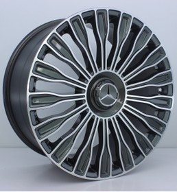 Resim RC 20" Inç 5x112 Mersedes Uyumlu Gun Metal Polish 