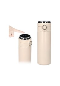 Resim 420ml Akıllı Vakum İzoleli Şişe Gerçek Zamanlı Sıcaklık Gösterimi Led Dokunmatik Ekran Paslanmaz Çelik Vakum Şişe Seyahat Kupası 