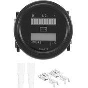 Resim Synodicmonth Saat Ölçerli Led Yuvarlak Akü Göstergesi Ölçer Ölçer 12/24v 36v 48v 72v Tekne Golf Arabası Yamaha Kulüp Arabası Forklift İçin 