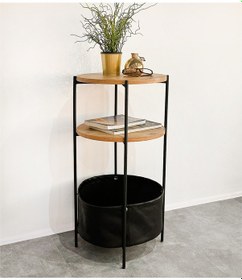 Resim Çantalı Sehpa 2 Katlı Sehpa Yan Sehpa 5309 