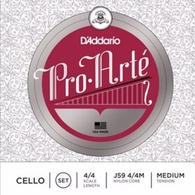 Resim D'Addario J59 4/4M Pro-Arte 4/4 Çello Teli 