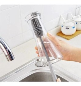 Resim MCM Group Uzun Saplı Silikon Biberon ve Kavanoz Yıkama Fırçası 