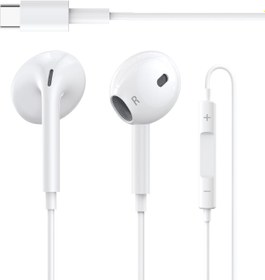 Resim USB C kulaklık, HiFi stereo kulaklık, mikrofonlu ve ses ayarlı, Tip C kulak içi kulaklık, iPhone 15/Samsung Galaxy S23/Google Pixel/Huawei/One Plus için 
