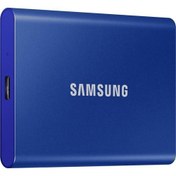Resim T7 2 TB MU-PC2T0H/WW 2.5 SSD USB 3.2 Mavi Taşınabilir Disk | Samsung Samsung