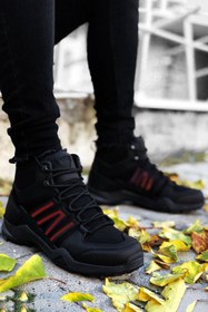 Resim BIG KING Siyah Kırmızı Outdoor Trekking Erkek Spor Bot 