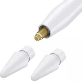 Resim Roxbros Apple Pencil Kalem Ucu 1 ve 2 Nesil Yedek Uç 2'li 