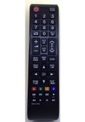 Resim Tüm Modellerine Uyumlu Kısa Smart Hub Tuş Lcd Led Tv Kumandası 