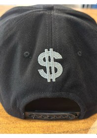 Resim Hamze Dolar Usd Nakışlı Siyah Hip Hop Snapback Rapper Basket Cap Şapka 