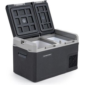 Resim Tc21-17 Çift Kapaklı 40 Litre Taşınabilir Araç Buzdolabı 12v/24v/220v Uyumlu 