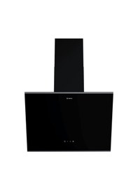 Resim Narte NT-H20060BX 60 Cm Siyah Cam Inox Çıtalı Eğimli Davlumbaz 