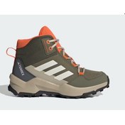 Resim Adidas Terrex Ax4r Mıd K Çocuk Botu If6523 Kahverengi 