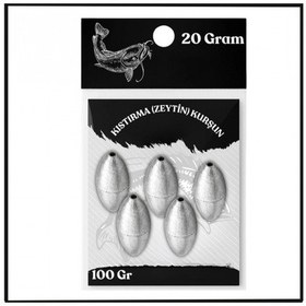 Resim 20 Gram - 100 Gr Paket Kıstırma Zeytin Kurşun - Olta Kurşunu - Sun.155 