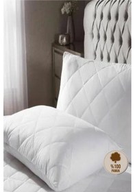 Resim Formeya Pamukkale Alez Kapitone Yastık Koruyucu 2'Li %100 Pamuk 50X70 