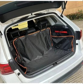 Resim Willowhaven Siyah Köpek Araç Paspası Bagaj Koruma Örtüsü Tüy Tutmaz 