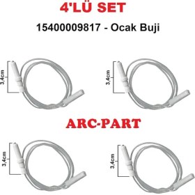 Resim ARC-PART Alpina Ankastre Ocak Ateşleme Buji (4'lü Set) 