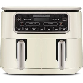 Resim Bej Renkli Büyük Kapasiteli Çok Fonksiyonlu Elektrikli Hava Pişirici 