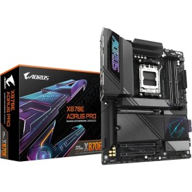 Resim Gıgabyte X870E Aorus Pro Am5 Ddr5 8266MHZ+(OC) Pcıe 5.0 Çift M.2 Usb4 Wifi 7 5gbe Lan USB 3.2 GEN2X2 Atx Anakart 