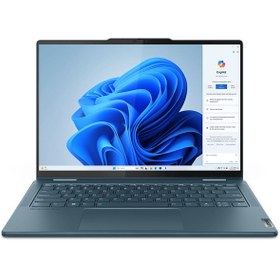 Resim LENOVO Yoga 7 2-in-1/Intel Ultra 5 125U/16GB RAM/512GB SSD/14"/Win 11/Laptop Deniz Mavisi 83DJ0016TR 